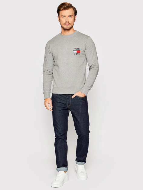 Мужской свитшот Tommy Hilfiger Размер L Серый (MHBF0001414) - Фото 3 Мужской свитшот Tommy Hilfiger Размер L Серый (MHBF0001414) - изображение 3