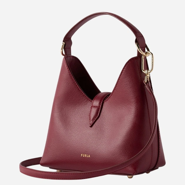 Сумка крос-боді через плече жіноча з натуральної шкіри маленька Furla WE00876ARE000CGQ001007 Червона (800070360627) - зображення 5