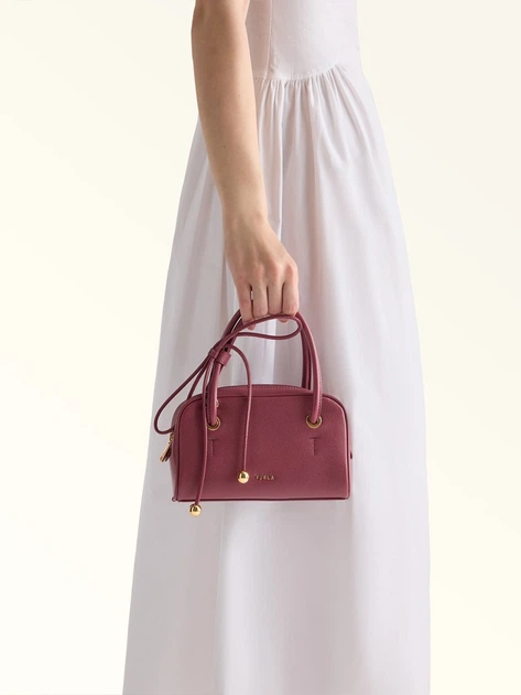 Torebka crossbody damska skórzana Furla WE00915BX45734908S1002 Czerwona (800070360643) - obraz 3
