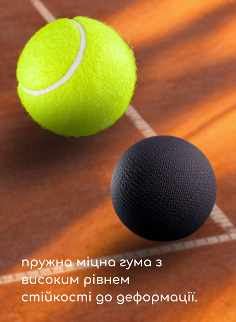 Мячі для великого тенісу набір тенісних мʼячів якісні мячики 3 шт для ґрунтових кортів в тубусі дитячі мʼячики дорослі поролонові для ігри АНTEL1 - зображення 4