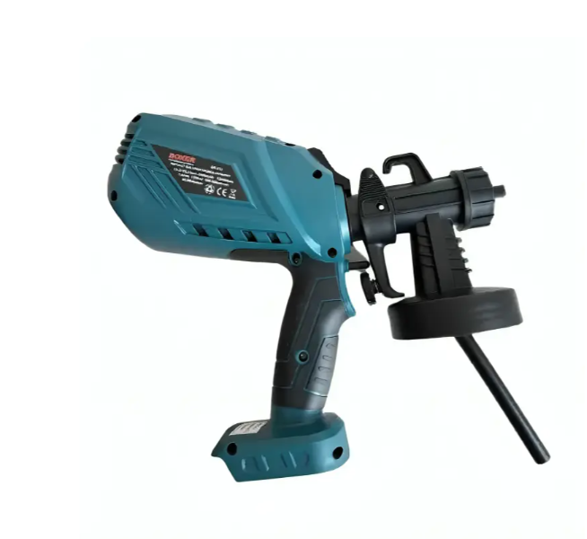 Аккумуляторный краскопульт BOXER BX-213 24V 2Ah с двумя аккумуляторами баком 1200 мл четырьмя соплами и тремя режимами распыления - Фото 10 Аккумуляторный краскопульт BOXER BX-213 24V 2Ah с двумя аккумуляторами баком 1200 мл четырьмя соплами и тремя режимами распыления - изображение 10