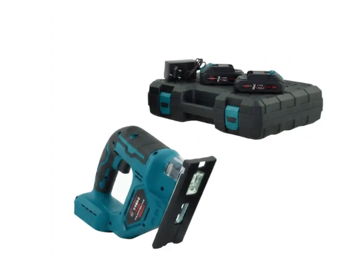 Аккумуляторный лобзик BOXER SR-077 24V 3Ah с двумя аккумуляторами глубиной реза 75 мм и быстрой заменой пилок - изображение 5
