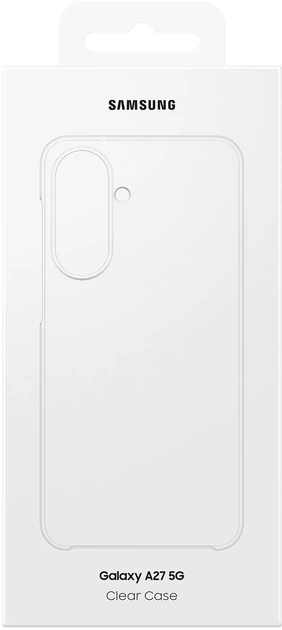 Etui plecki Samsung Clear Case do Samsung Galaxy A27 5G Transparent (EF-QA276CTEGWW) - Zdjęcie 6 Etui plecki Samsung Clear Case do Samsung Galaxy A27 5G Transparent (EF-QA276CTEGWW) - obraz 6