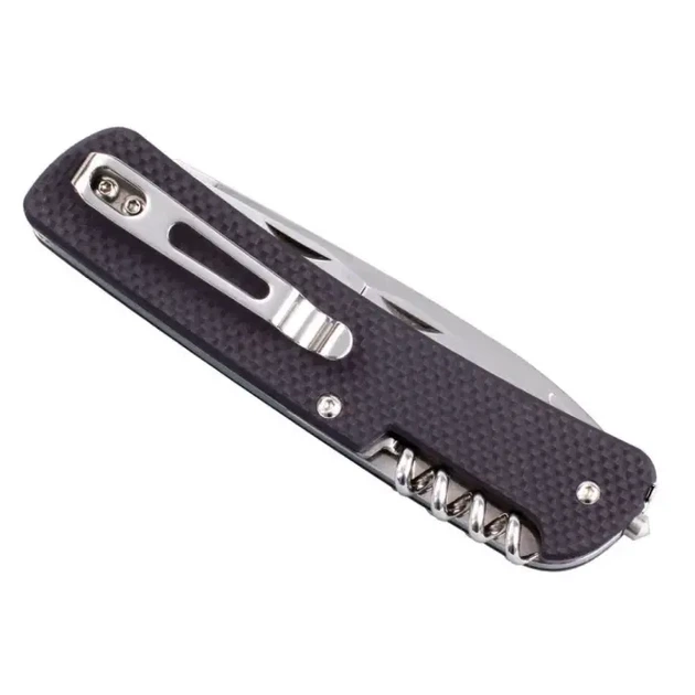 Багатофункціональний ніж Ruike Criterion L42, (8.5 см) 12C27 / G10 чорний, 19 інстр. - изображение 6