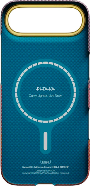 Панель Pitaka Edge Case California Dream 02 для Apple iPhone Air Sunset (0741654369470) - Фото 3 Панель Pitaka Edge Case California Dream 02 для Apple iPhone Air Sunset (0741654369470) - зображення 3
