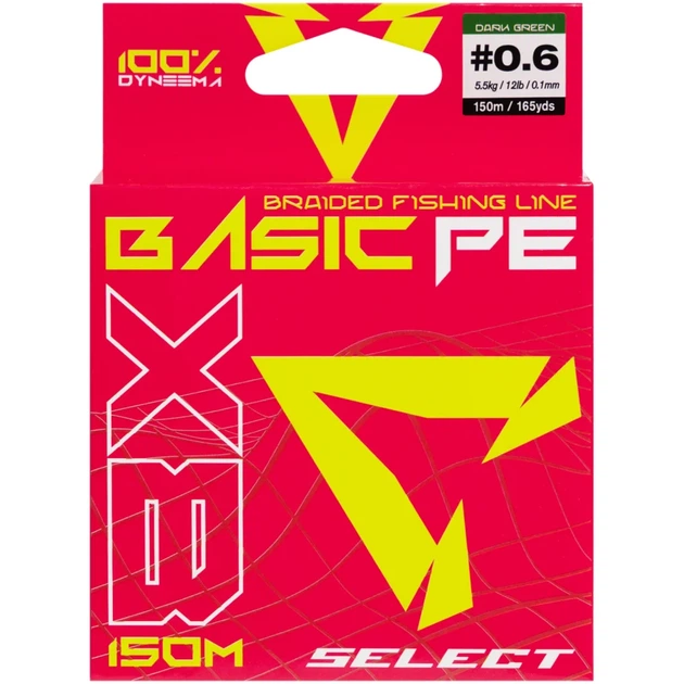 Шнур Select Basic PE 8X Green 150m #0.6/0.10mm 12lb/5.5kg - зображення 2