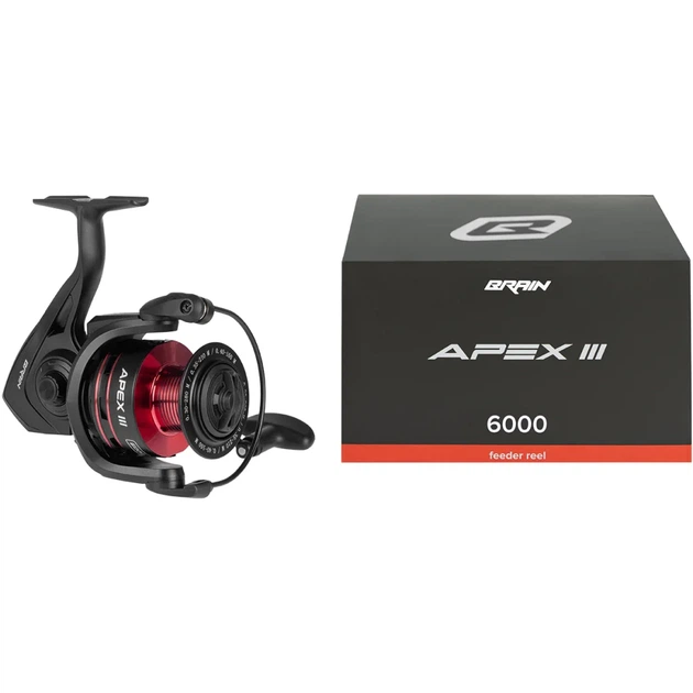 Катушка Brain Apex III Feeder 6000 5+1BB 4.9:1 Black - Фото 6 Катушка Brain Apex III Feeder 6000 5+1BB 4.9:1 Black - изображение 6