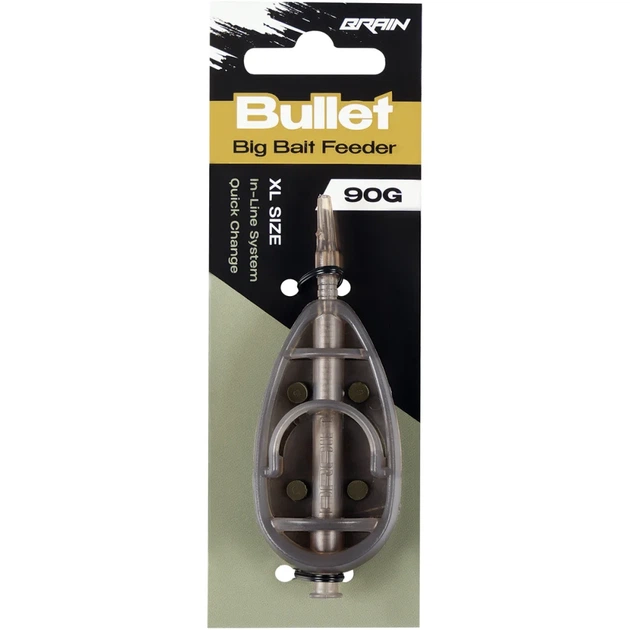 Кормушка Brain Bullet Big Bait Feeder XL 90g - изображение 2