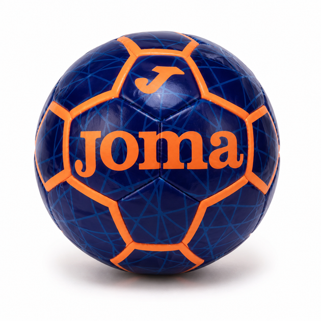 М'яч футбольний №5 joma-m1 синій-помаранчевий - зображення 2