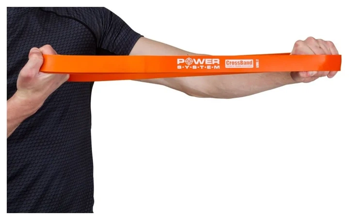 Еспандер-петля (гумка для фітнесу та кроссфіту) Power System PS-4052 CrossFit Level 2 Orange (опір 10-35 кг) (PP_PS-4052_Orange) - зображення 7