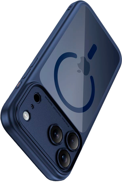 Etui Tech-Protect Magpeak Magsafe do Apple iPhone 17 Pro Transparent-Blue (5906302333837) - Zdjęcie 2 Etui Tech-Protect Magpeak Magsafe do Apple iPhone 17 Pro Transparent-Blue (5906302333837) - obraz 2