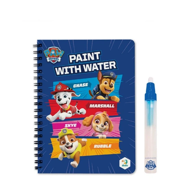 Раскраска "Paw Patrol" рисование водой комбинированная 8 страниц разные цвета - изображение 2