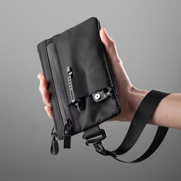 EDC Органайзер поуч гаманець Pouch X-Pac XL з блискавкою YKK для паспорта смартфона (чорний) - Фото 1 EDC Органайзер поуч гаманець Pouch X-Pac XL з блискавкою YKK для паспорта смартфона (чорний) - зображення 1