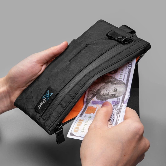EDC Органайзер клатч поуч гаманець Pouch X-Pac XL із захистом від крадіжки грошей із карт Rfid з блискавкою YKK для паспорта смартфона - Фото 6 EDC Органайзер клатч поуч гаманець Pouch X-Pac XL із захистом від крадіжки грошей із карт Rfid з блискавкою YKK для паспорта смартфона - зображення 6