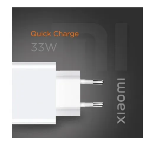 Зарядное устройство Xiaomi 33W HyperCharge Combo (USB-A) + кабель USB Type-C, White - Фото 5 Зарядное устройство Xiaomi 33W HyperCharge Combo (USB-A) + кабель USB Type-C, White - изображение 5
