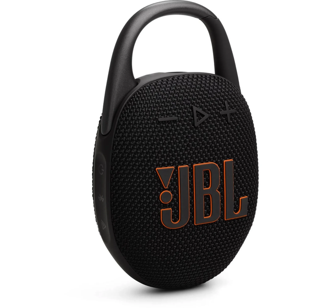 Портативная Bluetooth-колонка JBL Clip 5 IP67 7 Вт с карабином, черная - изображение 2