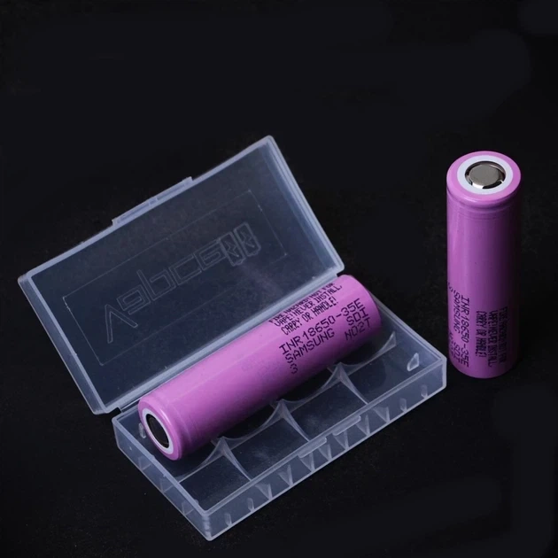 Аккумулятор 18650 Li-Ion Samsung INR18650-35E, 3400 mAh, 8A-2 ШТУКИ в боксе - изображение 7