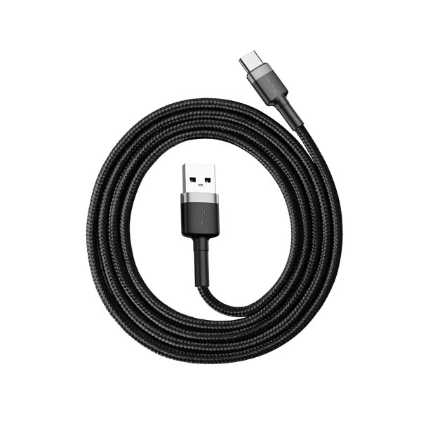 Кабель для телефону Baseus Cafule (USB To Type-C) Cable 3A 1м - изображение 3