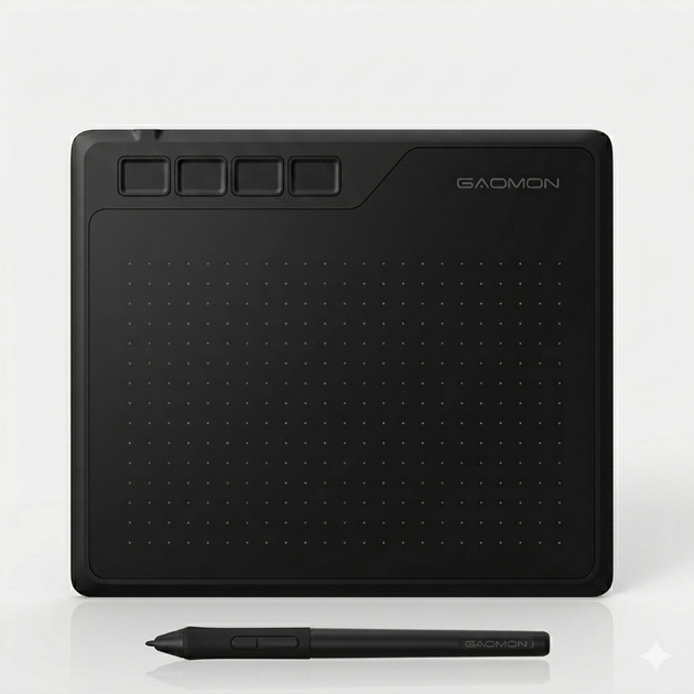 Gaomon S620 – Компактний графічний планшет із пером для творчості та роботи - изображение 4