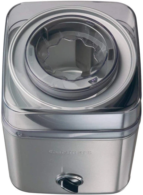 Мороженица Cuisinart Ice Cream Deluxe ICE30BCE, 2 л, приготовление за 25 минут, серебристая - изображение 3
