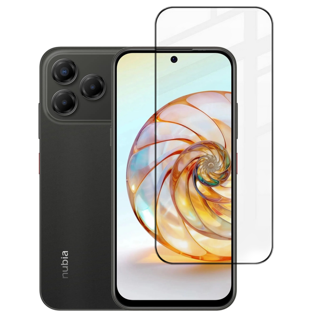 Защитное стекло Fiji Premium для Nubia V80 Design полная проклейка Anti-Static черный - Фото 1 Защитное стекло Fiji Premium для Nubia V80 Design полная проклейка Anti-Static черный - изображение 1