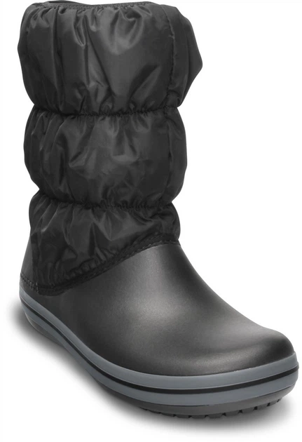 Дитячі крокси чоботи для хлопчика Crocs Winter Puff Boot Black (37-38, чорний) - Фото 2 Дитячі крокси чоботи для хлопчика Crocs Winter Puff Boot Black (37-38, чорний) - изображение 2