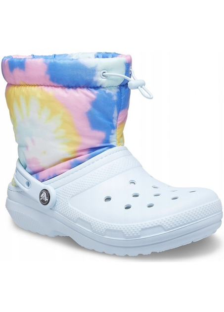 Жіночі крокси чоботи Crocs Classic Lined Neo Puff Boot Light Blue (38-39, блакитні) - изображение 2