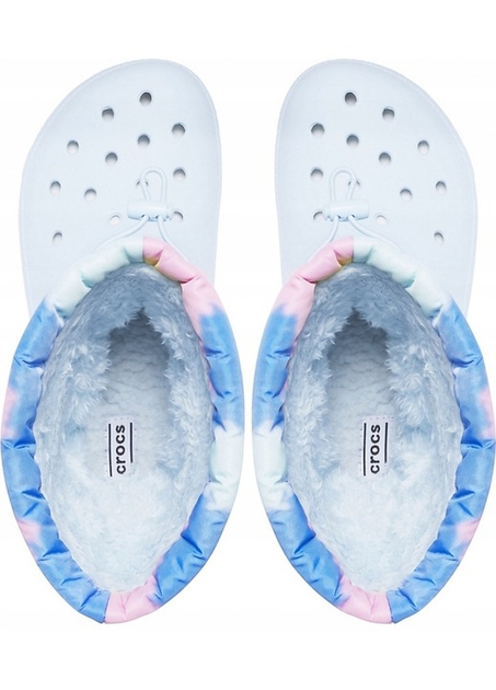 Жіночі крокси чоботи Crocs Classic Lined Neo Puff Boot Light Blue (38-39, блакитні) - изображение 5