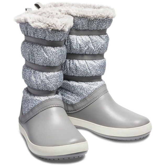 Дитячі крокси зимові чоботи для дівчинки Crocs Crocband Winter Boot Grey (33-34, сірий) - Фото 1 Дитячі крокси зимові чоботи для дівчинки Crocs Crocband Winter Boot Grey (33-34, сірий) - изображение 1
