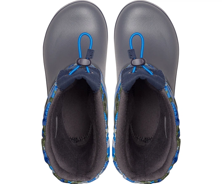 Дитячі крокси чоботи для хлопчика Crocs Crocband LodgePoint Graphic Winter Boot Blue/Grey (30-31, синій) - Фото 4 Дитячі крокси чоботи для хлопчика Crocs Crocband LodgePoint Graphic Winter Boot Blue/Grey (30-31, синій) - изображение 4
