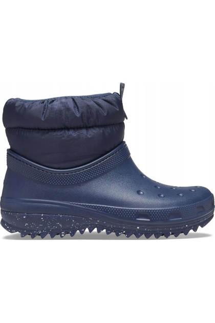 Дитячі крокси чоботи для дівчинки Crocs Classic Neo Puff Shorty Boot Blue (34-35, синій) - зображення 3