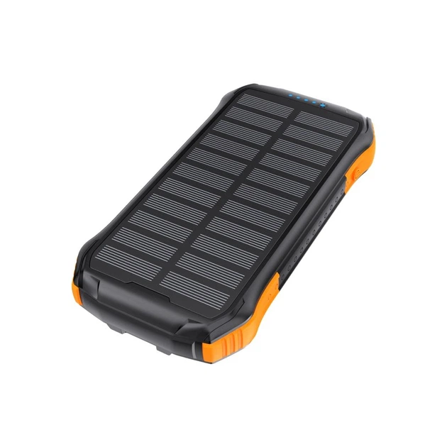 Батарея універсальна Choetech 10000mAh, 5V/2.1A, solar panel, Qi-5W, Black-Orange (B659-OR) - Фото 1 Батарея універсальна Choetech 10000mAh, 5V/2.1A, solar panel, Qi-5W, Black-Orange (B659-OR) - зображення 1