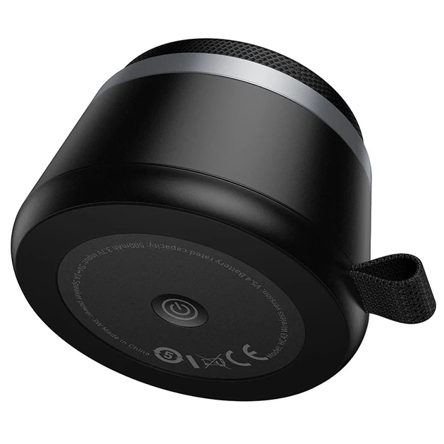 Портативная колонка HOCO HC43 3W Bluetooth 5.4 IPX4 ABS Черная - Фото 4 Портативная колонка HOCO HC43 3W Bluetooth 5.4 IPX4 ABS Черная - изображение 4