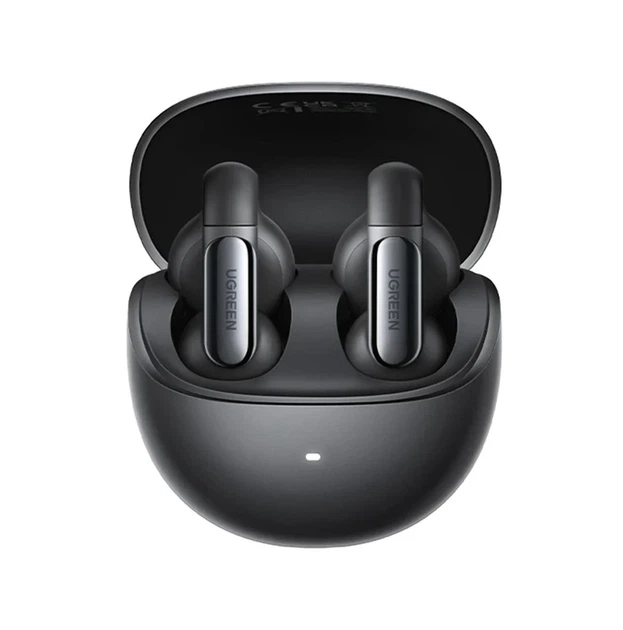 Беспроводные наушники UGREEN WS210 HiTune S5 TWS Bluetooth 5.4 с активным шумоподавлением IPX5 Черный - Фото 2 Беспроводные наушники UGREEN WS210 HiTune S5 TWS Bluetooth 5.4 с активным шумоподавлением IPX5 Черный - изображение 2