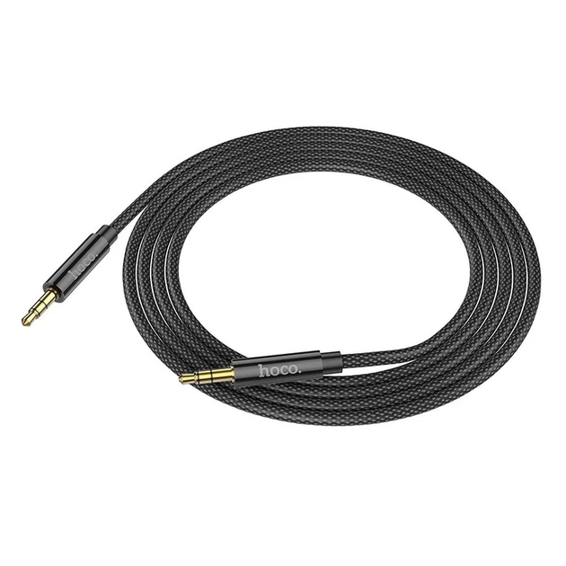Кабель AUX Hoco UPA19 Jack 3,5 мм на Jack 3,5 мм 2 м Black (6931474759894) - зображення 2