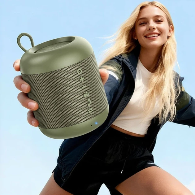 Портативная колонка BOROFONE BR102 Gratificado 5W Bluetooth 5.4 ABS Пластик Зелёная - изображение 4