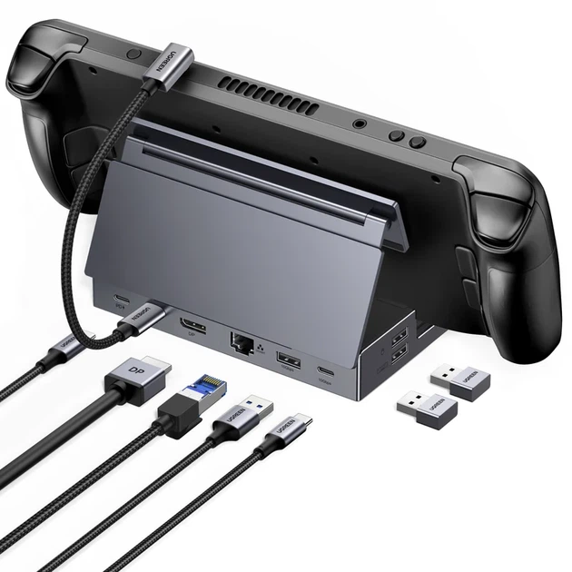 Док-станція UGREEN CM800 9in1 USB-C DP 4K 100W алюмінієва сірий - зображення 2