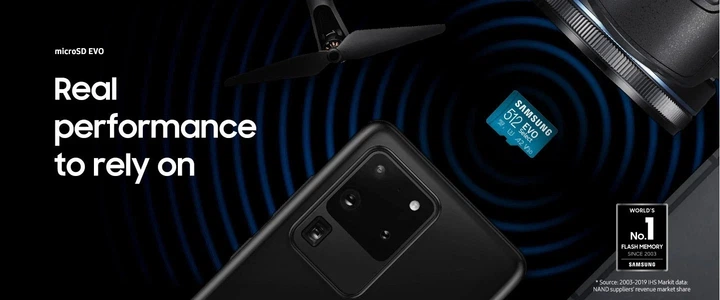 Карта памяти microSDXC Samsung EVO Select 256 ГБ UHS-I U3 V30 с адаптером SD - изображение 8