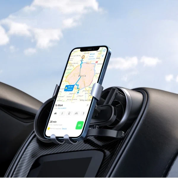 Автотримач для телефона UGREEN LP274 гравітаційний для круглих дефлекторів сірий - Фото 7 Автотримач для телефона UGREEN LP274 гравітаційний для круглих дефлекторів сірий - зображення 7