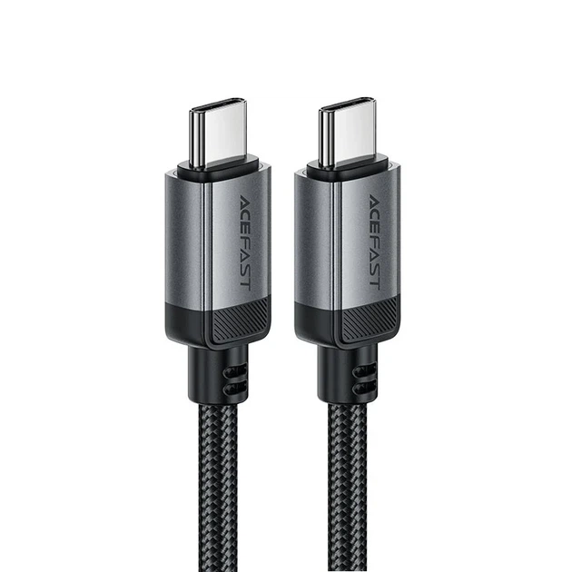 Кабель USB-C to USB-C ACEFAST C20-03 60W алюминиевый сплав 1.2 м черный - изображение 3