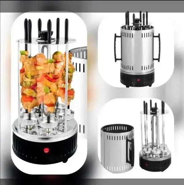 Електрошашличниця Bbq MS 77.81 шашличниця на 5 шампурів 1000W - Фото 2 Електрошашличниця Bbq MS 77.81 шашличниця на 5 шампурів 1000W - изображение 2