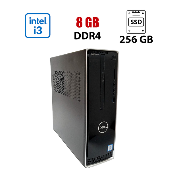 ПК Dell Inspirion 3268 Tower / Intel Core i3-7100 (2 (4) ядра по 3.9 GHz) / 8 GB DDR4 / 256 GB SSD / Intel HD Graphics 630 / Win 10 Lic б/у - Фото 1 ПК Dell Inspirion 3268 Tower / Intel Core i3-7100 (2 (4) ядра по 3.9 GHz) / 8 GB DDR4 / 256 GB SSD / Intel HD Graphics 630 / Win 10 Lic б/у - изображение 1