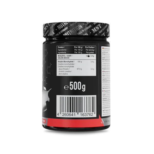 Креатин MST Creatine Monohydrate 500 г без вкуса, MST микронизированный моногидрат в порошке - изображение 2