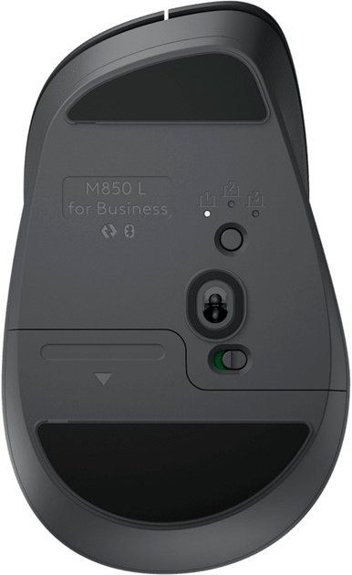 Mysz Logitech Signature Comfort Plus M850 L for Business Wireless/Bluetooth Graphite (910-007704) - obraz 3