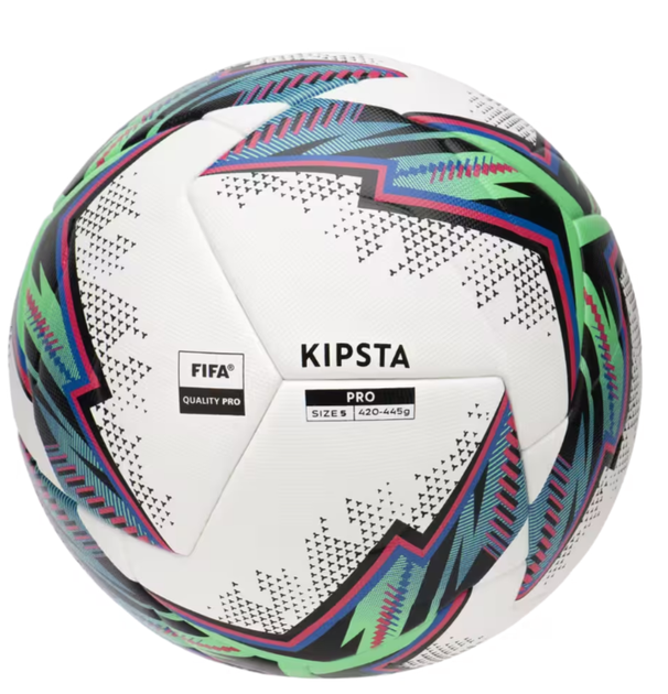Футбольный Мяч №5 (68,5 до 69,5 см) KIPSTA FIFA QUALITY PRO (от 12 лет) Гибридный Мяч Белый - изображение 3