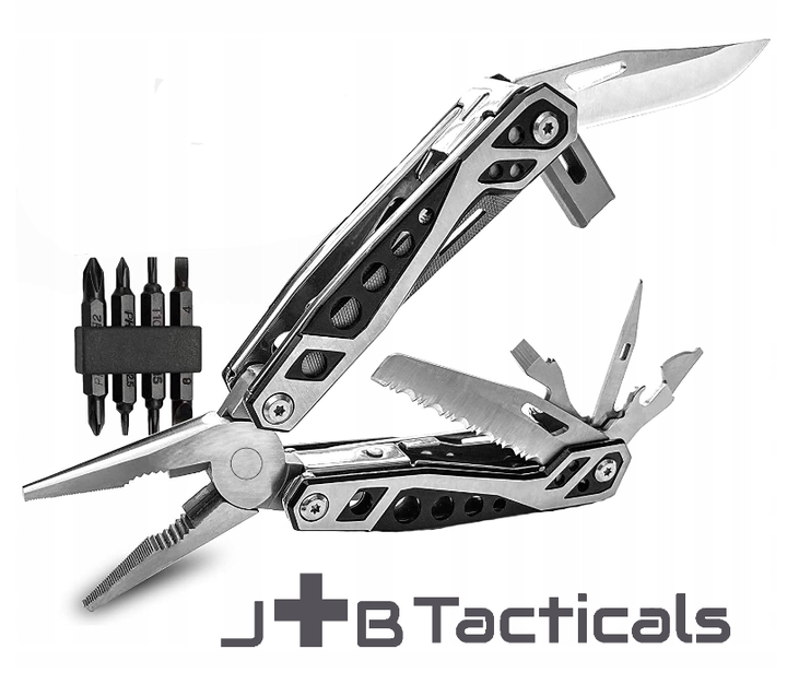 Мультитул JB Tacticals 20 в 1 Черный - изображение 2