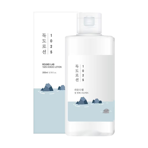 Увлажняющий лосьон для лица Round Lab 1025 Dokdo Lotion с морской водой, 200 мл 8809657114779 - изображение 2