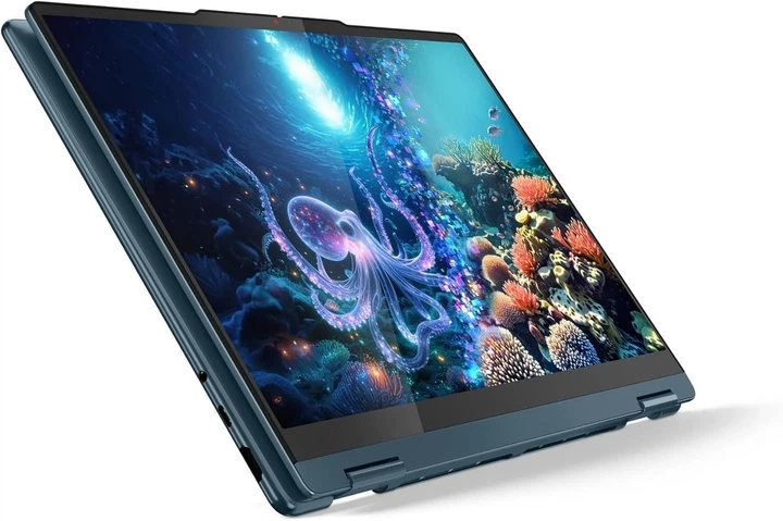 Сенсорный Ноутбук 14" Lenovo Yoga 7 2-in-1 14AKP10 Ryzen AI 7 350 RAM 16GB SSD 512GB 14ч батарея Win11 Алюминиевый корпус (UKR) (102267294) - изображение 6