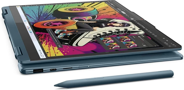 Сенсорный Ноутбук 14" Lenovo Yoga 7 2-in-1 14AKP10 Ryzen AI 7 350 RAM 16GB SSD 512GB 14ч батарея Win11 Алюминиевый корпус (UKR) (102267294) - изображение 7