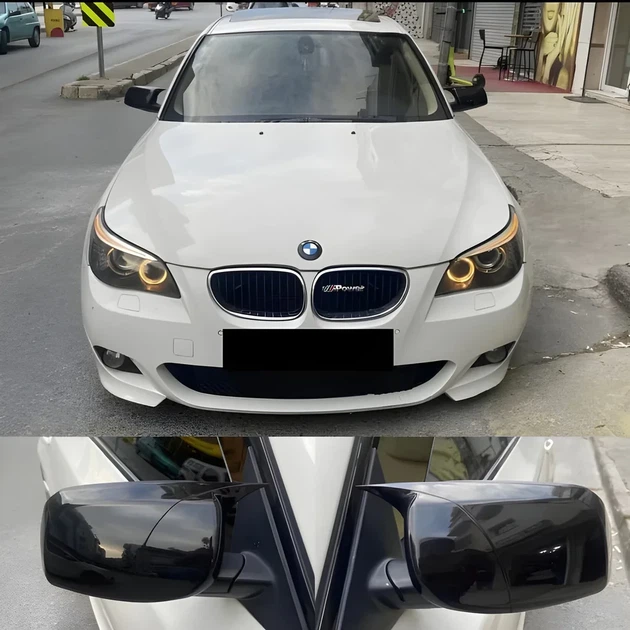 Накладки на зеркала DPT BMW-Style 2 шт для BMW 5 серия E-60/61 2003-2010 гг - изображение 5